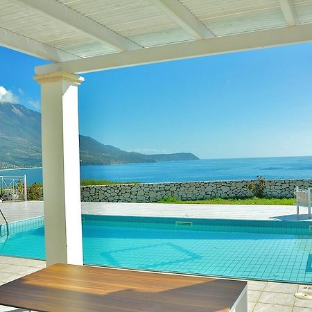 Seafront Villa Kefaloniaprivatevillas Trapezaki  Bagian luar foto