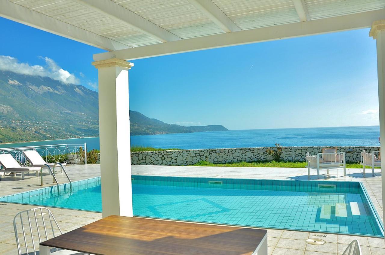 Seafront Villa Kefaloniaprivatevillas Trapezaki  Bagian luar foto