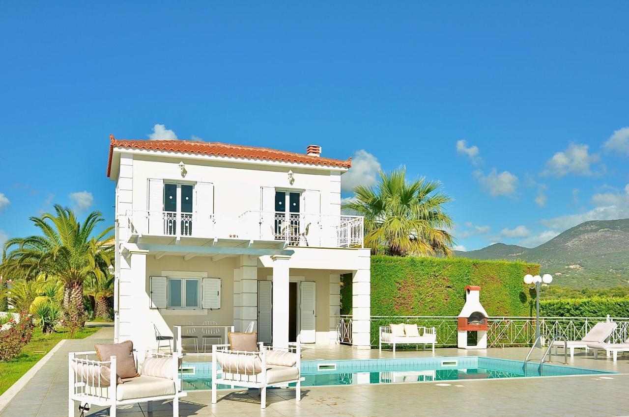 Seafront Villa Kefaloniaprivatevillas Trapezaki  Bagian luar foto
