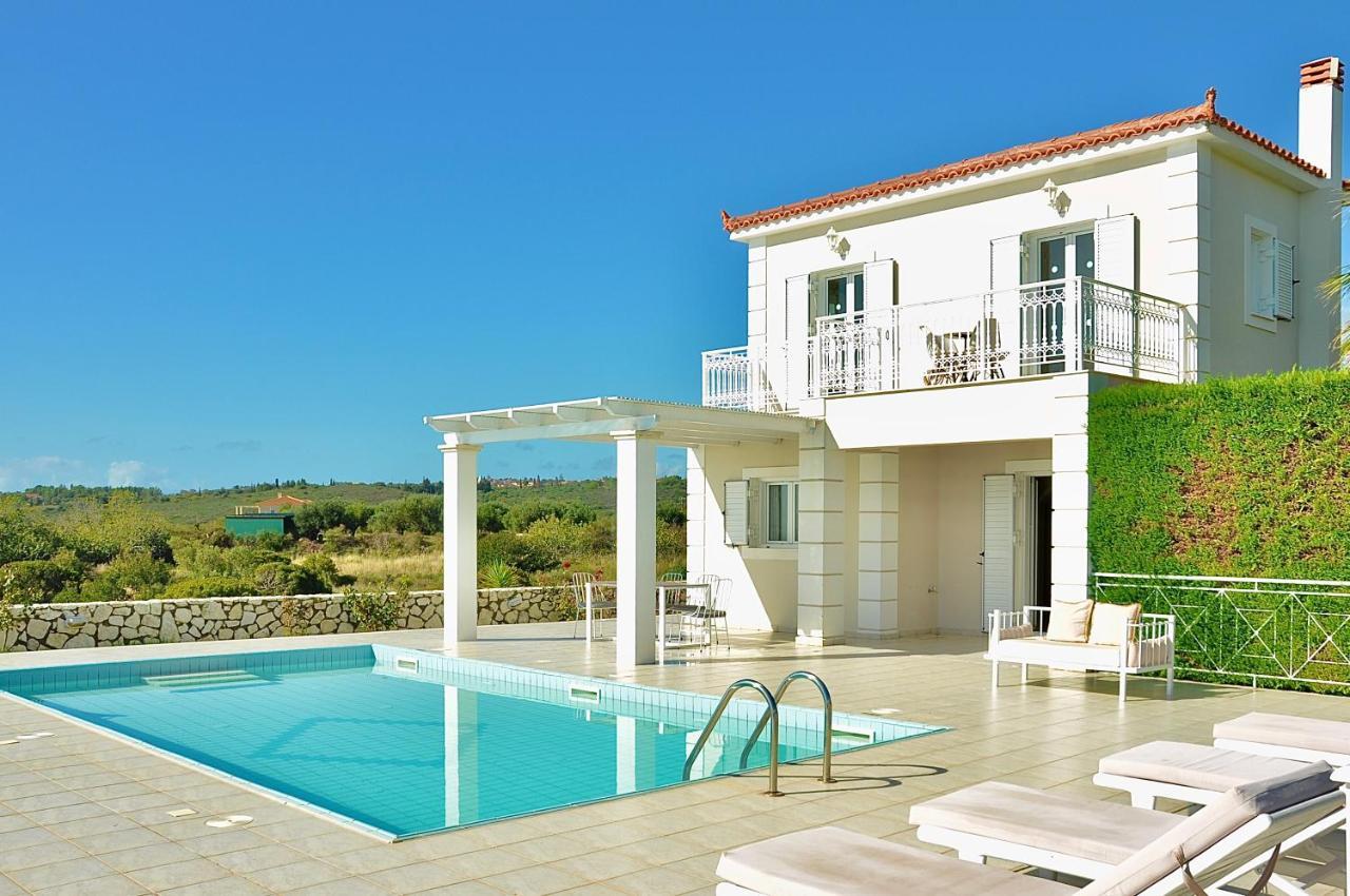Seafront Villa Kefaloniaprivatevillas Trapezaki  Bagian luar foto
