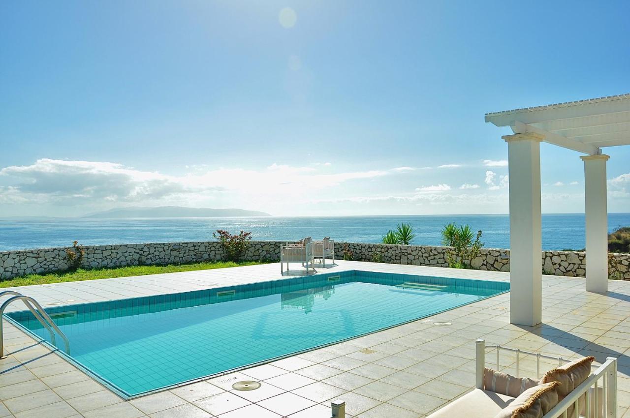 Seafront Villa Kefaloniaprivatevillas Trapezaki  Bagian luar foto