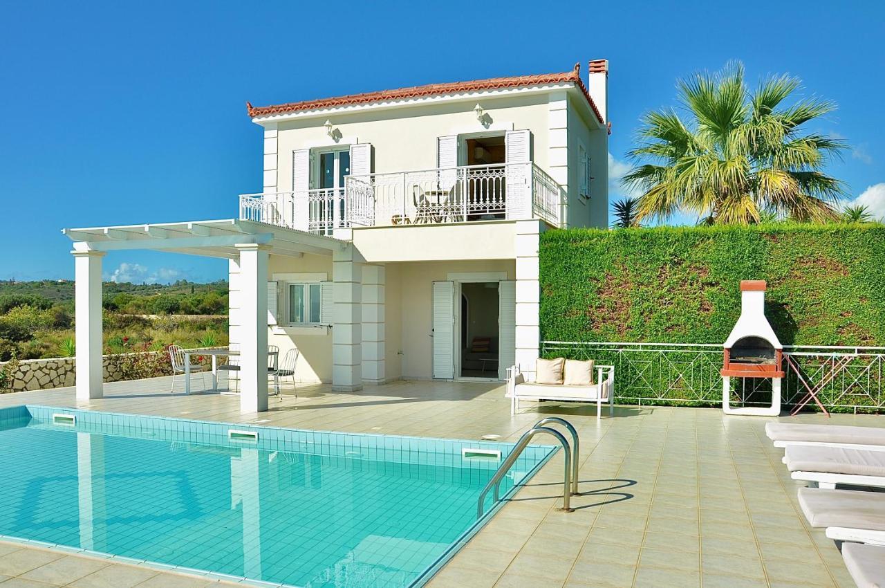 Seafront Villa Kefaloniaprivatevillas Trapezaki  Bagian luar foto